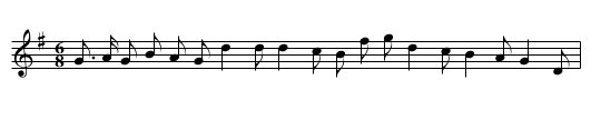 Sicilian Dance - staff notation