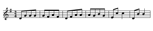 Siebentritt - staff notation