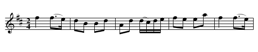 Siege of Ennis [2], The - staff notation