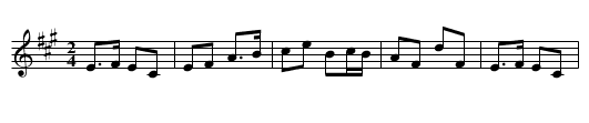 Siege of Ennis, The - staff notation