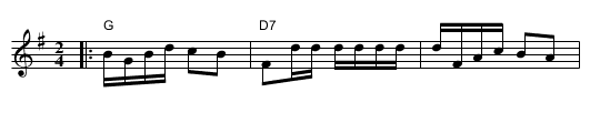 Sielunnestun polkka   [G] - staff notation