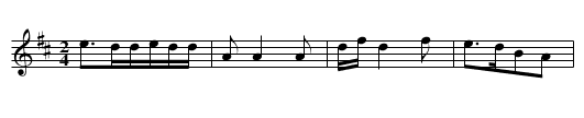 Siji hua kai - staff notation