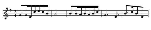 Siji xiaochang - staff notation
