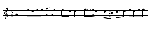 Sikvikspolskan - staff notation