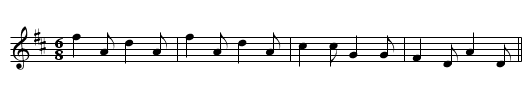 Silent Night harmony - staff notation