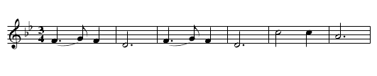 Silent Night - staff notation