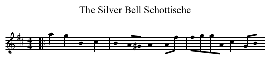 Silver Bell Schottische, The  - staff notation