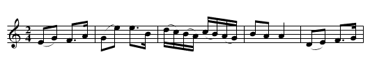 Silver Heels Polka - staff notation