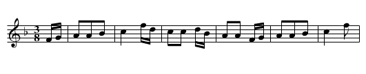 Silver Miner's Waltz [1] - staff notation
