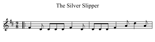 Silver Slipper, The  - staff notation