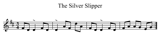 Silver Slipper, The - staff notation