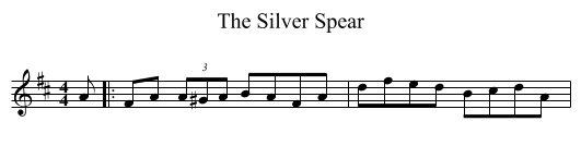Silver Spear, The  - staff notation