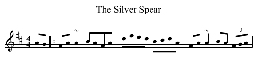 Silver Spear, The  - staff notation