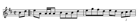 Silver Spear, The - staff notation
