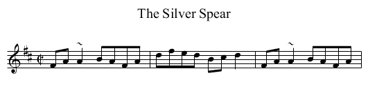 Silver Spear, The - staff notation