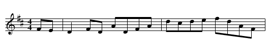 Silver Spire - staff notation