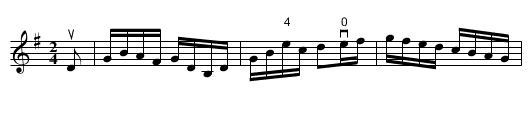 SILVER STAR -- HORNPIPE - staff notation