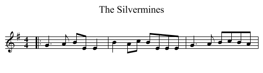 Silvermines, The  - staff notation