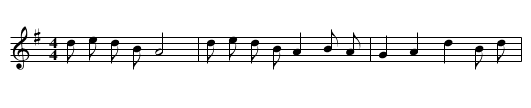 Simian jing - staff notation
