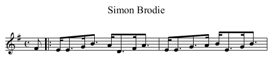 Simon Brodie - staff notation
