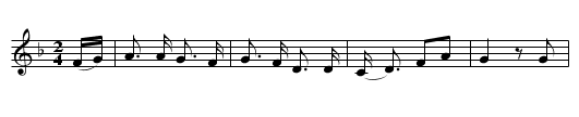 Since Maggie Went Away - staff notation