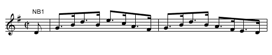 Singel Dragg. JBut.601, A - staff notation