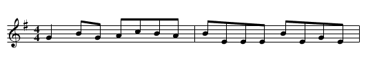 Singleton's Reel - staff notation