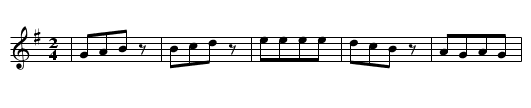 SINGT UND TRINKT - staff notation
