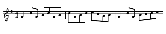Siobhan O'Donnell's #3 - staff notation