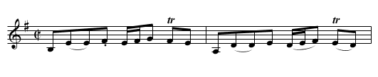 Sir Adam Ferguson’s Reel - staff notation