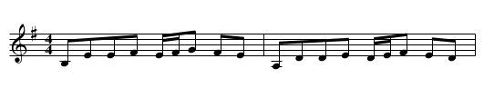 Sir Adam Ferguson's Reel - staff notation