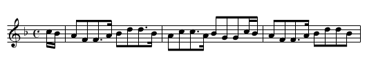 Sir Alexander Don [1] - staff notation