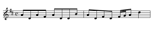 Sir Charles Douglas's Strathspey - staff notation