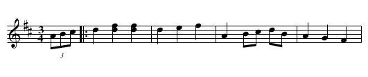 Sir Charles Sedley's Minuet - staff notation