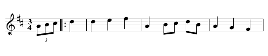 Sir Charles Sedley's Minuet - staff notation