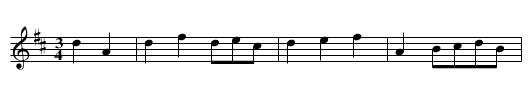 Sir Charles Sedley's Minuet - staff notation