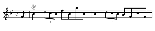 Sir Charles Sedley’s Reel - staff notation