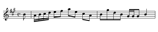 Sir Harry Innes's Reell - staff notation