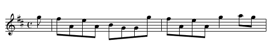 Sir J. MacKenzie's Reel - staff notation