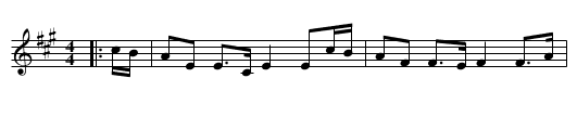 Sir James Baird's Strathspey - staff notation