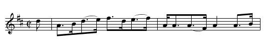 Sir John Malcolm - staff notation
