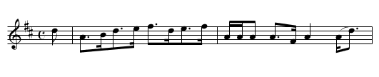 Sir John Malcolm - staff notation