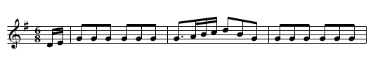 Sir John Stewart’s Favourite - staff notation