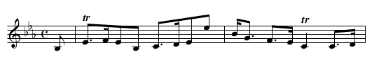 Sir John Whitefoord’s - staff notation