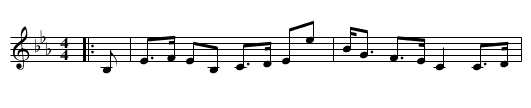 Sir John Whiteford - staff notation