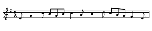Sir Philip McHugh  (slipjig)  1138 - staff notation