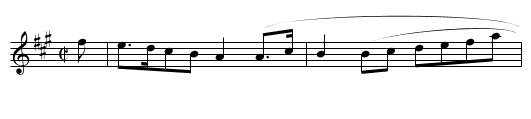 Sir Reginald MacDonald - staff notation