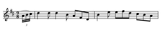 Sir Roger de Coverly - staff notation
