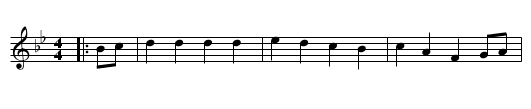 Sir Sidney Smith's March.Secundo. JMT049 - staff notation