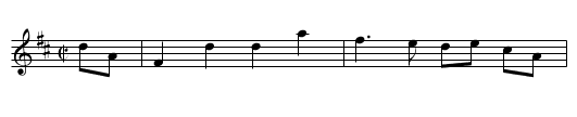 Sir William Hope's Scotch-measure - staff notation